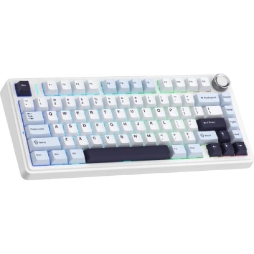 Клавиатура Aula F75 Pink Switch USB UA White (6978080504883)