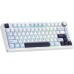 Клавиатура Aula F75 Pink Switch USB UA White (6978080504883)
