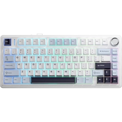 Клавиатура Aula F75 Pink Switch USB UA White (6978080504883)
