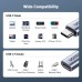Дата кабель Ugreen USB-C M/F 1.0m 5A 10Gbps USB 3.1 black (30205)