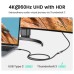 Дата кабель Ugreen USB-C M/F 1.0m 5A 10Gbps USB 3.1 black (30205)