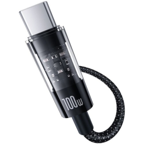 Дата кабель USB-C to USB-C 1.0m 100W black Baseus (1167202)
