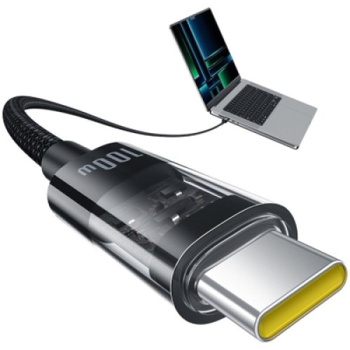 Дата кабель USB-C to USB-C 1.0m 100W black Baseus (1167202)
