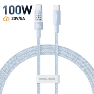 Дата кабель USB-C to USB-C 1.0m 100W blue Baseus (1167203)