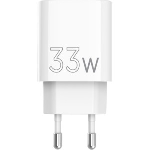 Зарядний пристрій Sigma 1xUSB-C PD33W + 1xUSB QC3.0 GaN X-power PS33-01 white (4827798527719)