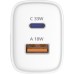 Зарядное устройство Sigma 1xUSB-C PD33W + 1xUSB QC3.0 GaN X-power PS33-01 white (4827798527719)