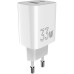 Зарядное устройство Sigma 1xUSB-C PD33W + 1xUSB QC3.0 GaN X-power PS33-01 white (4827798527719)