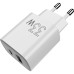 Зарядное устройство Sigma 1xUSB-C PD33W + 1xUSB QC3.0 GaN X-power PS33-01 white (4827798527719)