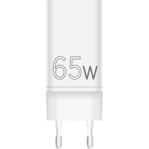 Зарядное устройство Sigma 2xUSB-C PD65W + 1xUSB QC3.0 GaN X-power PS65-01 white (4827798637715)