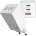 Зарядное устройство Sigma 2xUSB-C PD65W + 1xUSB QC3.0 GaN X-power PS65-01 white (4827798637715)
