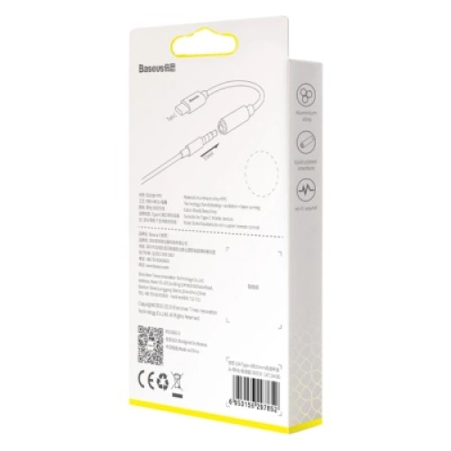 Переходник USB-C M to 3.5mm F Baseus (CATL54-0G)
