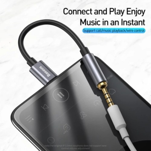 Переходник USB-C M to 3.5mm F Baseus (CATL54-0G)