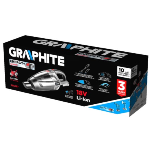 Пылесос Graphite Energy+ (58G097) Пылесос Graphite Energy+ (58G097)