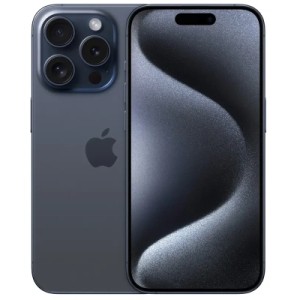 Мобільний телефон Apple iPhone 15 Pro 128Gb Blue Titanium (REF A+) BREEZY (2QMTV03)
