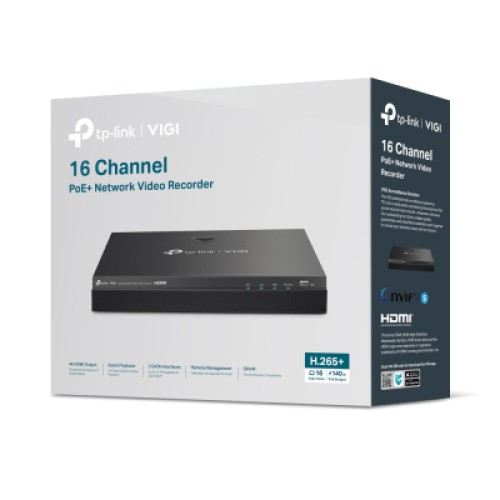 Регистратор для видеонаблюдения TP-Link VIGI-NVR2016H-16MP