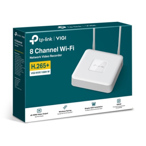 Регистратор для видеонаблюдения TP-Link VIGI-NVR1108H-W