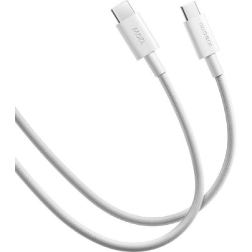 Дата кабель USB-C to USB-C 2.0m 6A braided white Xiaomi (1169400)