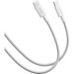 Дата кабель USB-C to USB-C 2.0m 6A braided white Xiaomi (1169400)