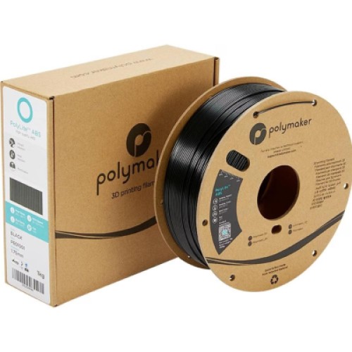 Пластик для 3D-принтера Polymaker ABS POLYLITE 1,75mm 1kg Black (PE01001) Пластик для 3D-принтера Polymaker ABS POLYLITE 1,75mm 1kg Black (PE01001)
