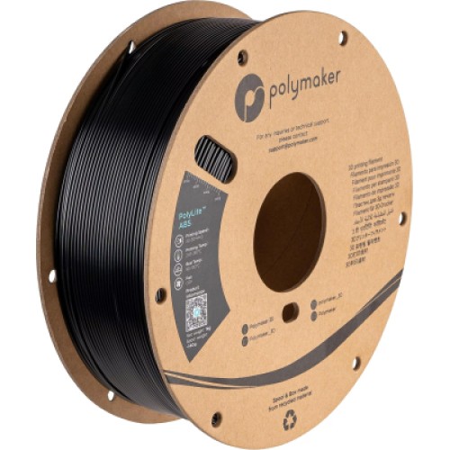 Пластик для 3D-принтера Polymaker ABS POLYLITE 1,75mm 1kg Black (PE01001) Пластик для 3D-принтера Polymaker ABS POLYLITE 1,75mm 1kg Black (PE01001)
