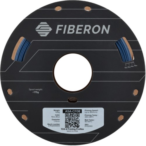Пластик для 3D-принтера Polymaker ASA-CF08 Fiberon 1,75mm 0,5kg Navy Blue (FF02003)