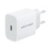 Зарядное устройство Vention 1xUSB-C PD20W + cable USB-C to Lightning white (G17W0-EU)