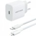 Зарядное устройство Vention 1xUSB-C PD20W + cable USB-C to Lightning white (G17W0-EU)