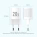 Зарядное устройство Vention 1xUSB-C PD20W GaN + cable USB-C to USB-C white (TZ-FEPW0-EU-01)