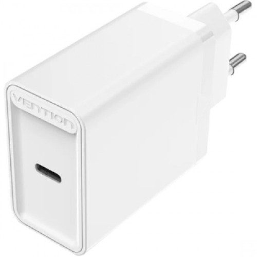 Зарядное устройство Vention 1xUSB-C PD20W QC4.0 white (FADW0-EU)
