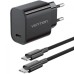 Зарядное устройство Vention 1xUSB-C PD30W + cable USB-C to USB-C black (G18B0-EU)