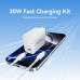 Зарядное устройство Vention 1xUSB-C PD30W + cable USB-C to USB-C white (G18W0-EU)