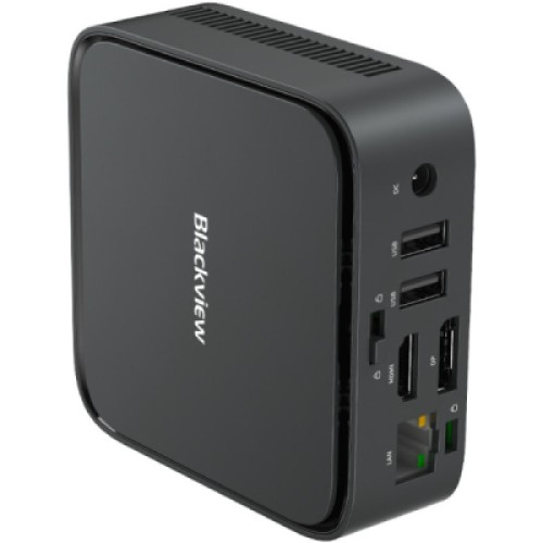Компьютер Blackview Mini PC MP50 BLACK / Ryzen5 3500U, 16, 512, K&M (MP50 R5 16GB+512GB BLACK)