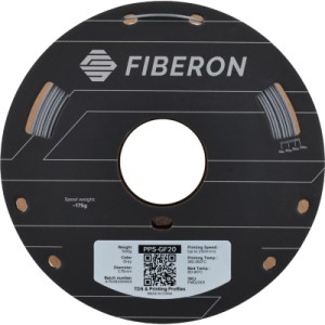 Пластик для 3D-принтера Polymaker Fiberon PPS-GF20 1,75mm 0,5kg GREY (FM02001)