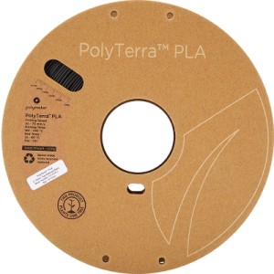Пластик для 3D-принтера Polymaker PLA PolyTerra 1,75mm 1kg CHARCOAL BLACK (PM70820)