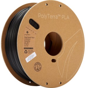Пластик для 3D-принтера Polymaker PLA PolyTerra 1,75mm 1kg CHARCOAL BLACK (PM70820)
