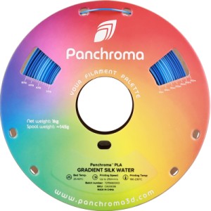 Пластик для 3D-принтера Polymaker PLA PANCHROMA GRADIENT 1,75mm 1kg SILK WATER (CA03036)