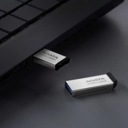 USB флеш накопитель ADATA 128GB UR 350 Silver/Black USB 3.2 (UR350-128G-RSR/BK)