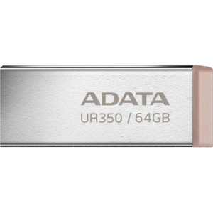 USB флеш накопитель ADATA 64GB UR 350 Silver/Beige USB 3.2 (UR350-64G-RSR/BG)