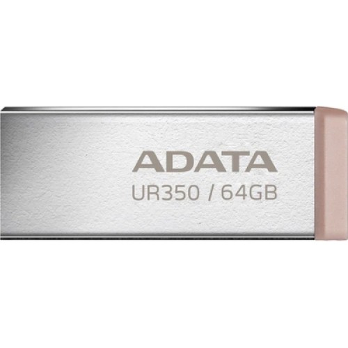 USB флеш накопитель ADATA 64GB UR 350 Silver/Beige USB 3.2 (UR350-64G-RSR/BG)
