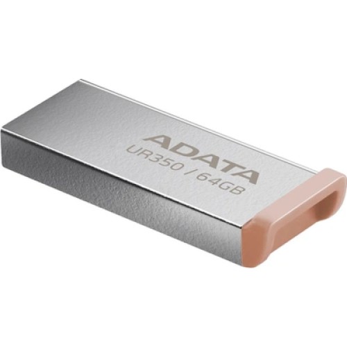 USB флеш накопитель ADATA 64GB UR 350 Silver/Beige USB 3.2 (UR350-64G-RSR/BG)