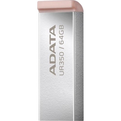 USB флеш накопитель ADATA 64GB UR 350 Silver/Beige USB 3.2 (UR350-64G-RSR/BG)