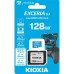 Карта памяти Kioxia 128GB microSDXC class 10 UHS-I U3 V30 A2 Exceria G3 (LMEX3L128GG2)