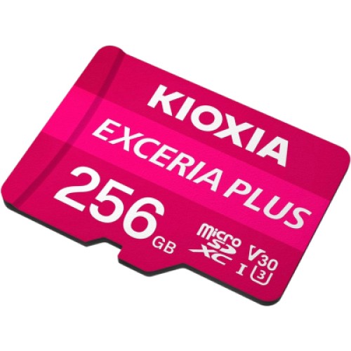 Карта памяти Kioxia 256GB microSDXC class 10 UHS-I U3 V30 A1 Exceria Plus G2 (LMPL2M256GG2)