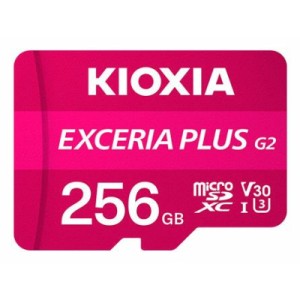 Карта пам'яті Kioxia 256GB microSDXC class 10 UHS-I U3 V30 A1 Exceria Plus G2 (LMPL2M256GG2)