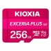 Карта памяти Kioxia 256GB microSDXC class 10 UHS-I U3 V30 A1 Exceria Plus G2 (LMPL2M256GG2)
