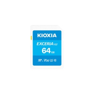 Карта пам'яті Kioxia 64GB SDXC class 10 UHS-I U3 V30 Exceria G2 (LNEX2L064GG4)