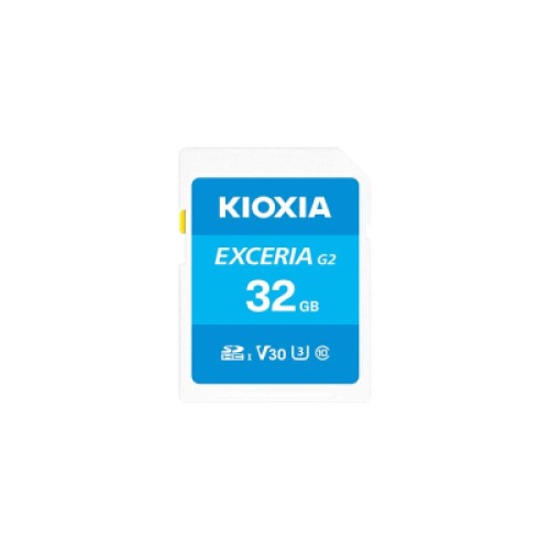 Карта памяти Kioxia 32GB SDXC class 10 UHS-I U3 V30 Exceria G2 (LNEX2L032GG4)