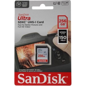 Карта памяти SanDisk 256GB SDXC class 10 UHS-I Ultra (SDSDUNC-256G-GN6IN)
