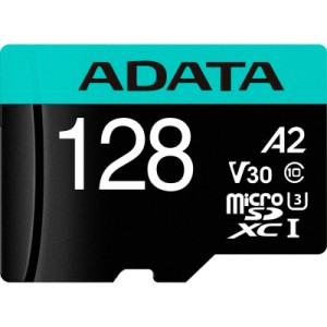 Карта памяти ADATA 128GB microSD class 10 UHS-I U3 V30 A2 Premier Pro SD 6.0 (AUSDX128GUI3V30SA2-RA1)
