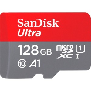 Карта памяти SanDisk 128GB microSD class 10 UHS-I A1 Ultra (SDSQUAB-128G-GN6IA)